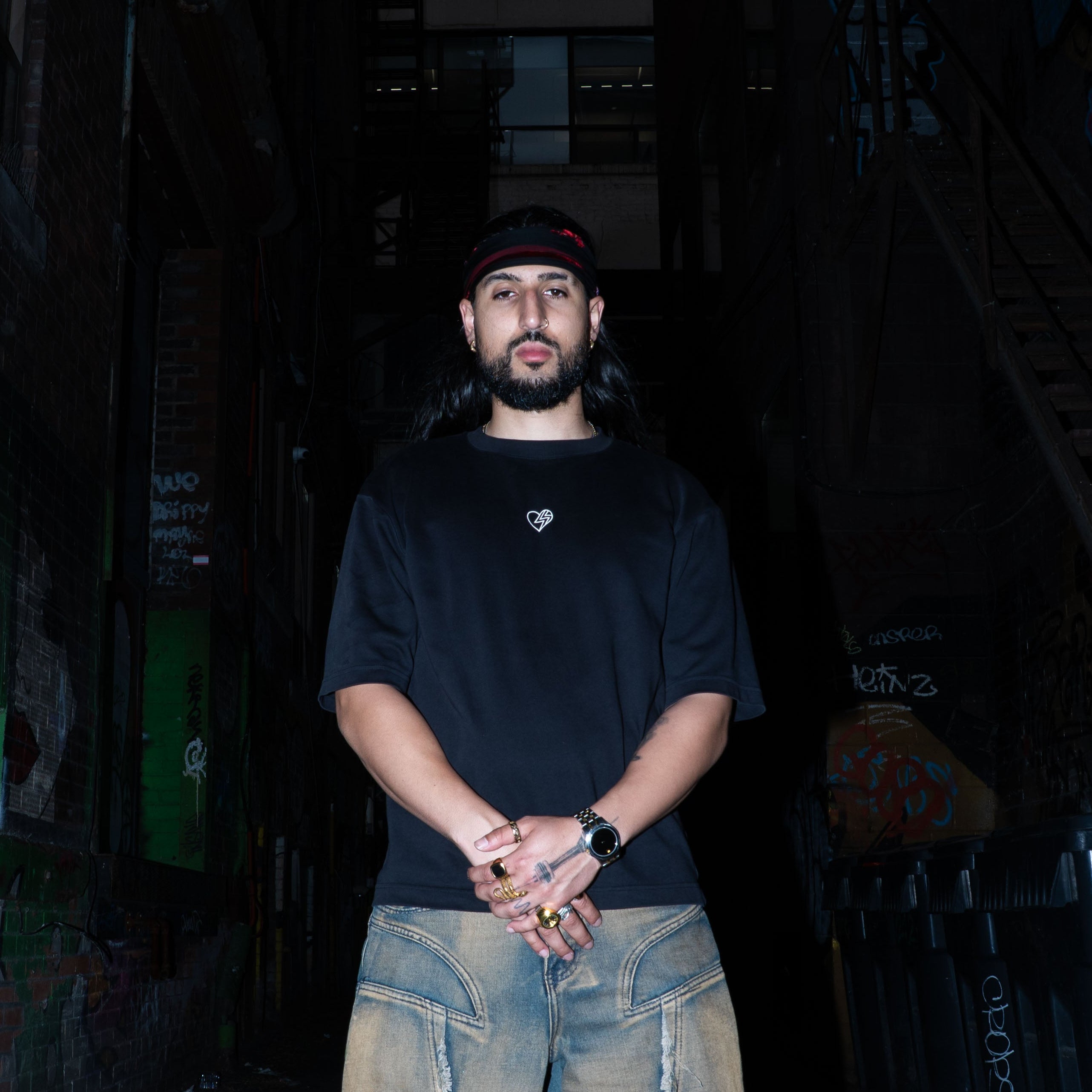 Afta Hill "Love Me" Black T-Shirt"